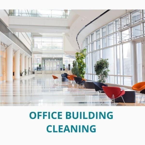 Office building cleaning